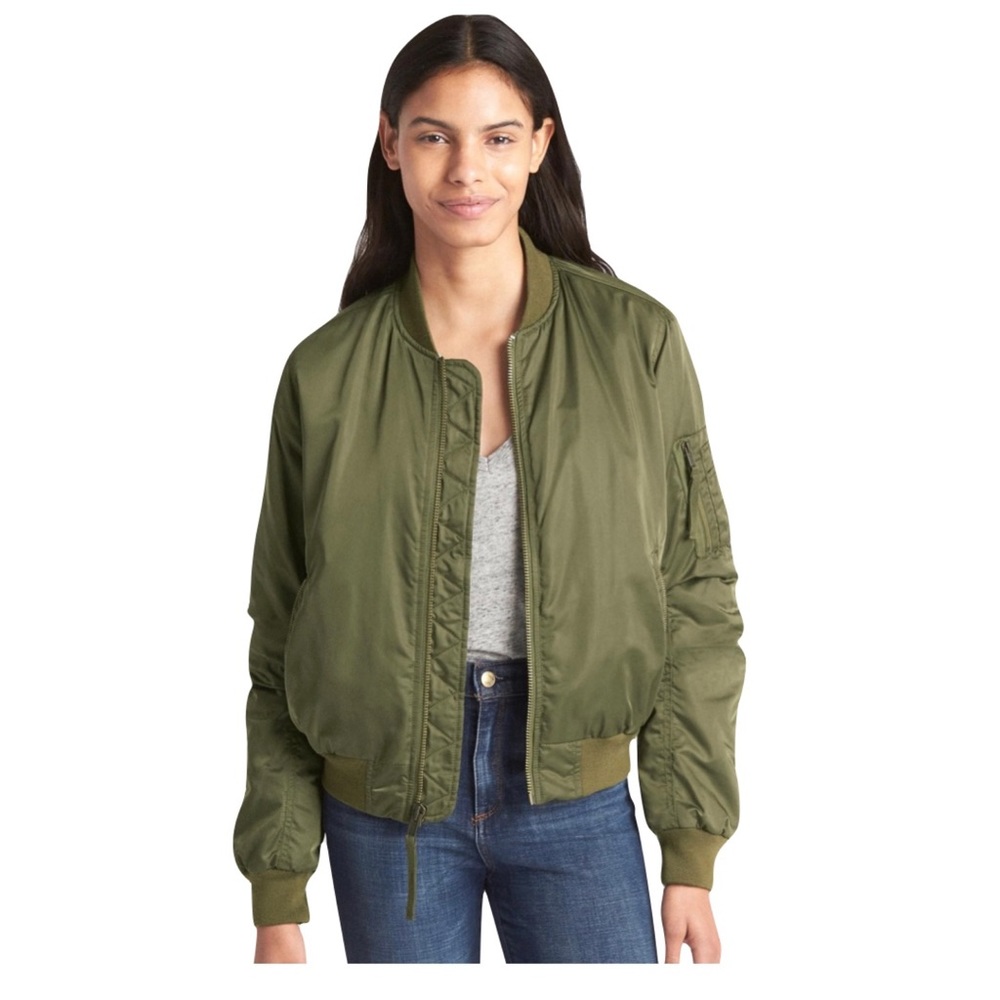 Gap Satin Bomber Jacket